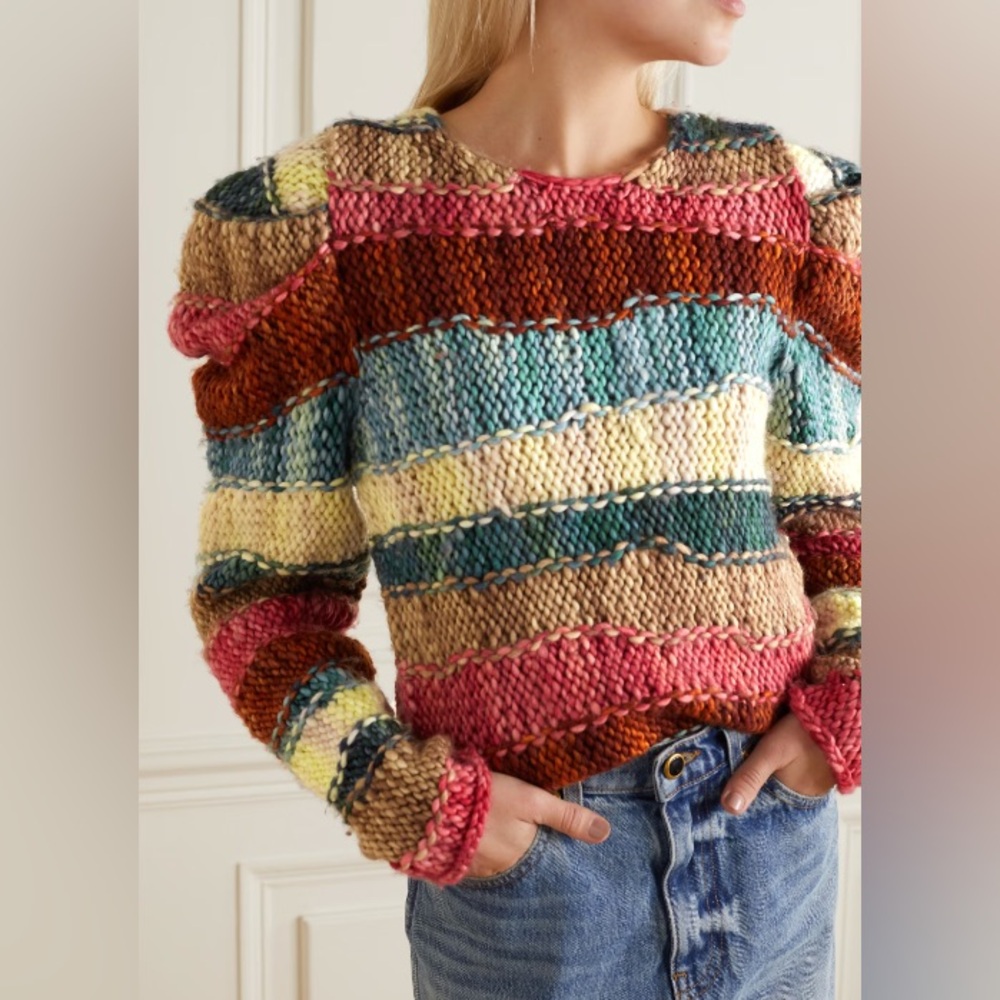 Ulla Johnson NWT Violeta Striped wool sweater